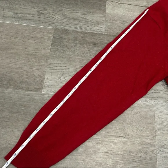 Club Room red cashmere V-neck Sweater 2 Ply Red Men’s Size XL - Picture 12 of 12